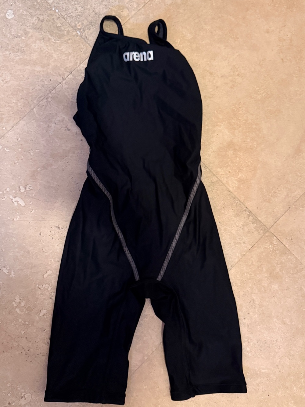 Arena Women's Black Competitive Knee-Length Swimsuit